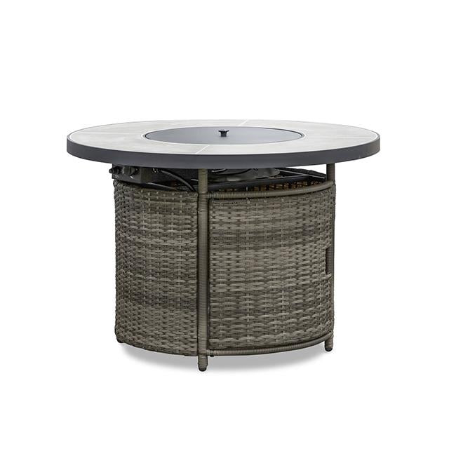  Furniture of America Barbuda GM-1045 Fire Pit Table IMAGE 1