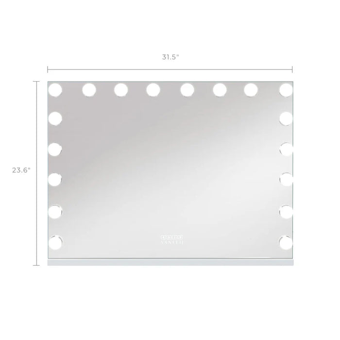 Mary Vanity Mirror 18 Dimmable LED Bulbs