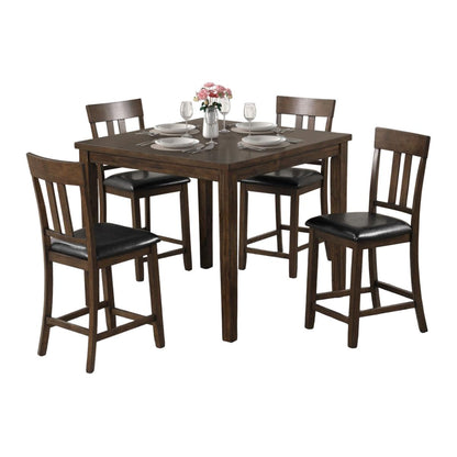 Generation Trade Walton 322323 5 pc Pub Set - Walnut IMAGE 1