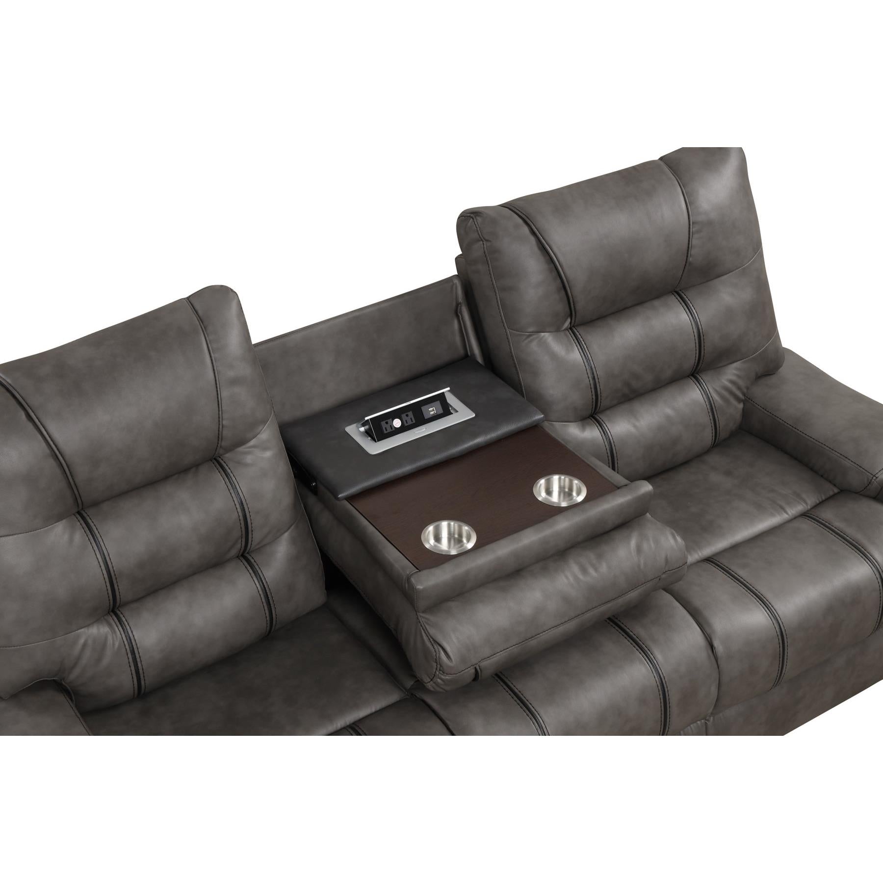 Generation Trade Bronco 652320 Sofa - Brown IMAGE 2
