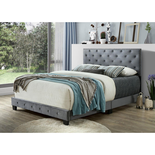 Generation Trade Calypso 105030 Queen Bed - Grey IMAGE 1