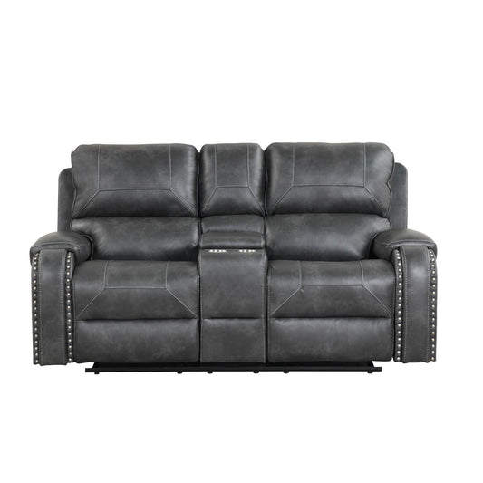 Generation Trade Citadel 662041 Loveseat - Grey IMAGE 1