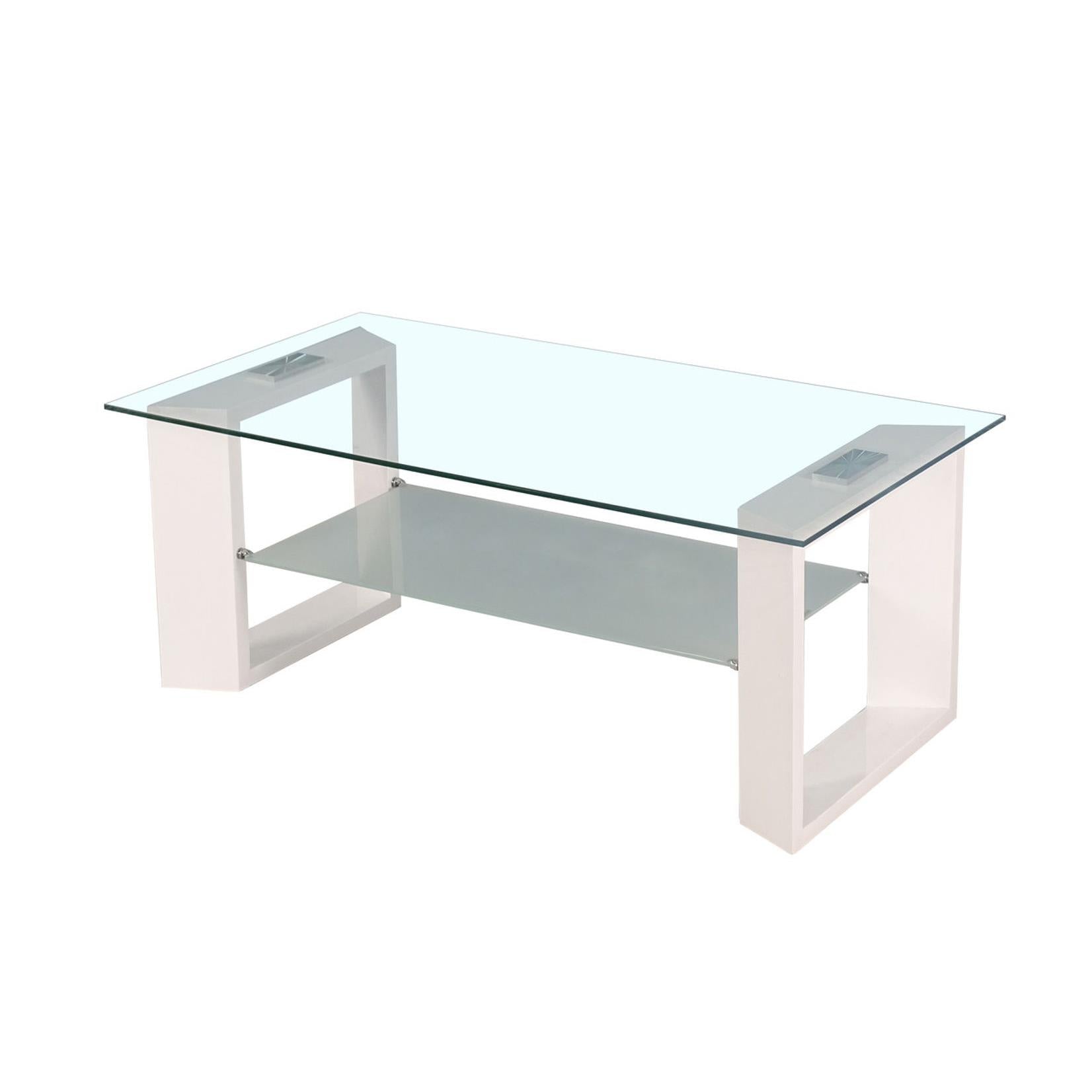 Generation Trade Explorer 743015 Cocktail Table - White IMAGE 1