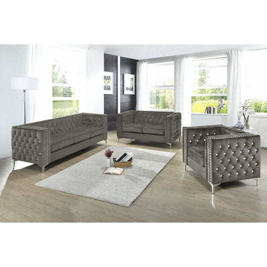 Generation Trade Monaco 511041 Loveseat - Grey IMAGE 1