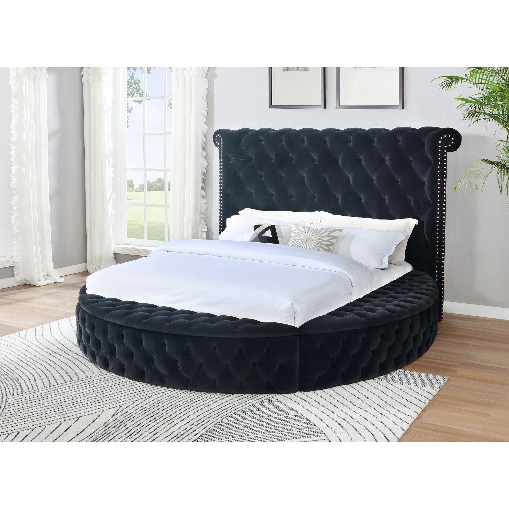 Generation Trade Serene-Nest 155231 Black Queen Bed IMAGE 1