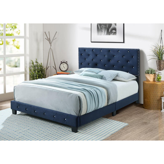 Generation Trade Starlett 104929 Full Bed - Midnight Blue IMAGE 1