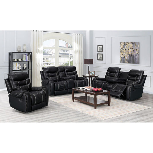 Generation Trade Starwood 691222 Recliner Glider - Black IMAGE 1