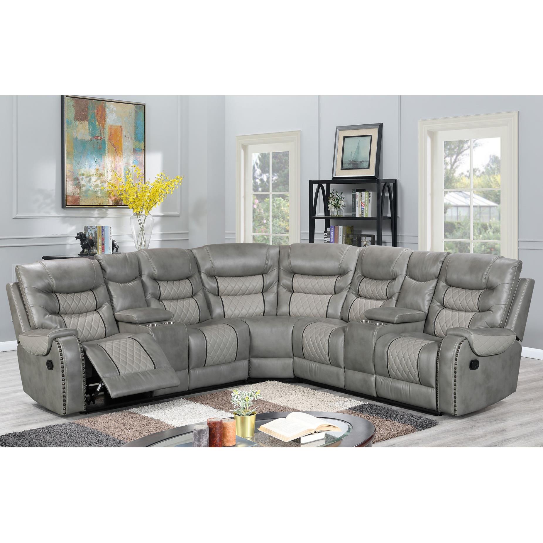 Generation Trade Starwood 691024 Sectional - Grey IMAGE 1