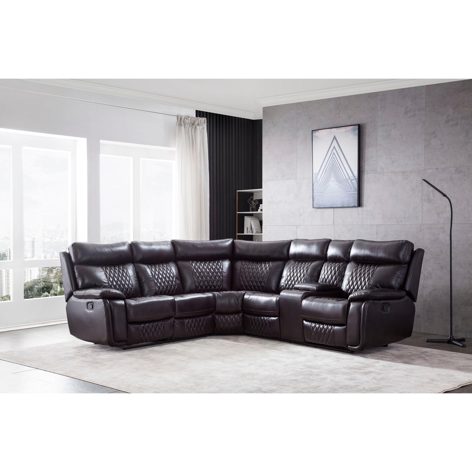 Generation Trade Torus 686334 Sectional - Brown IMAGE 1