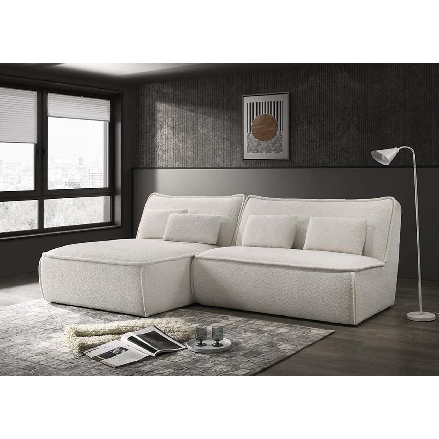 Generation Trade Zen 504133 Sectional - White IMAGE 1