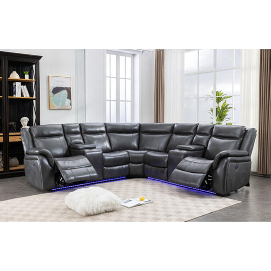 Generation Trade Zenith 664234 Sectional - Black IMAGE 1