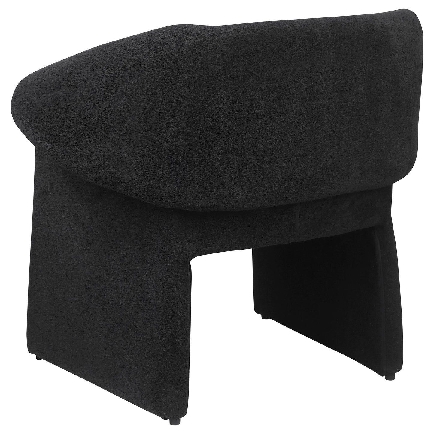 Coaster Furniture Ramsey 907524 Upholstered Sloped Arm Accent Chair - Black IMAGE 6