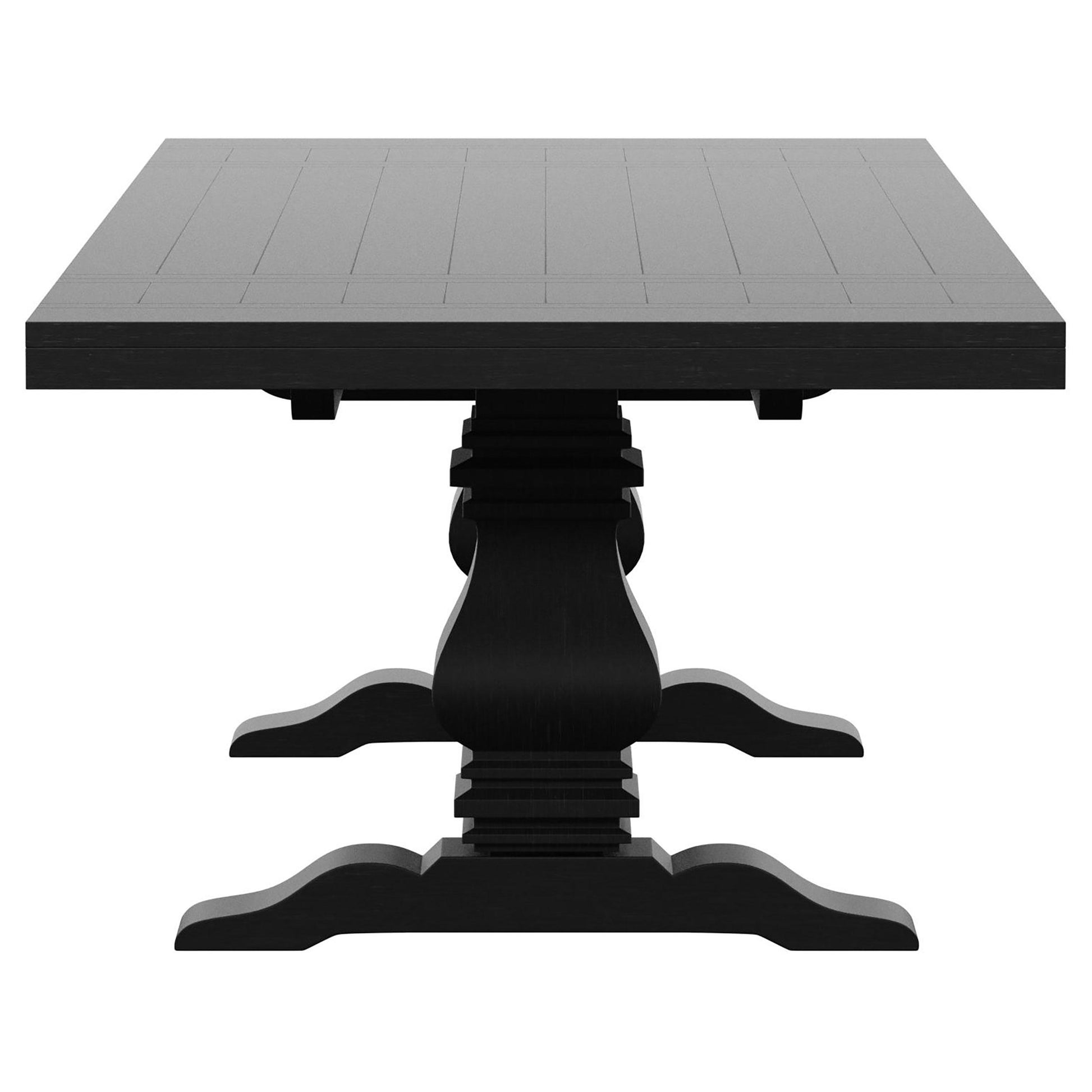  Coaster Furniture Florence 115531 126-inch Extension Dining Table - Distressed Black IMAGE 10
