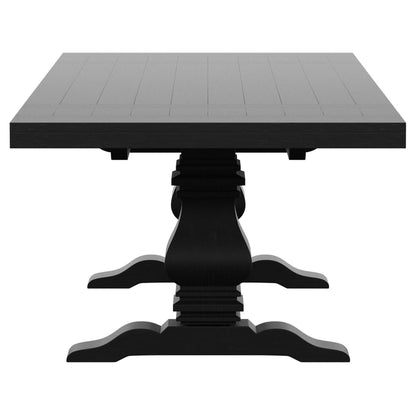  Coaster Furniture Florence 115531 126-inch Extension Dining Table - Distressed Black IMAGE 10
