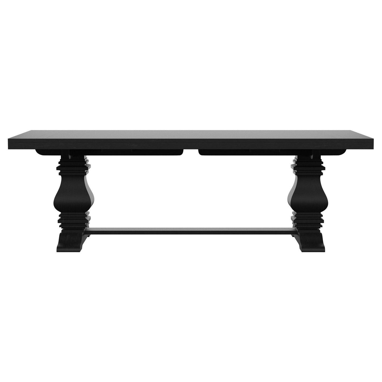  Coaster Furniture Florence 115531 126-inch Extension Dining Table - Distressed Black IMAGE 5