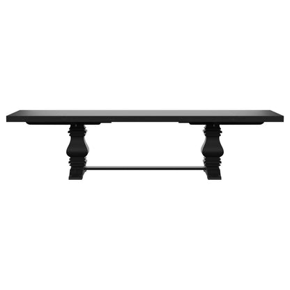  Coaster Furniture Florence 115531 126-inch Extension Dining Table - Distressed Black IMAGE 6