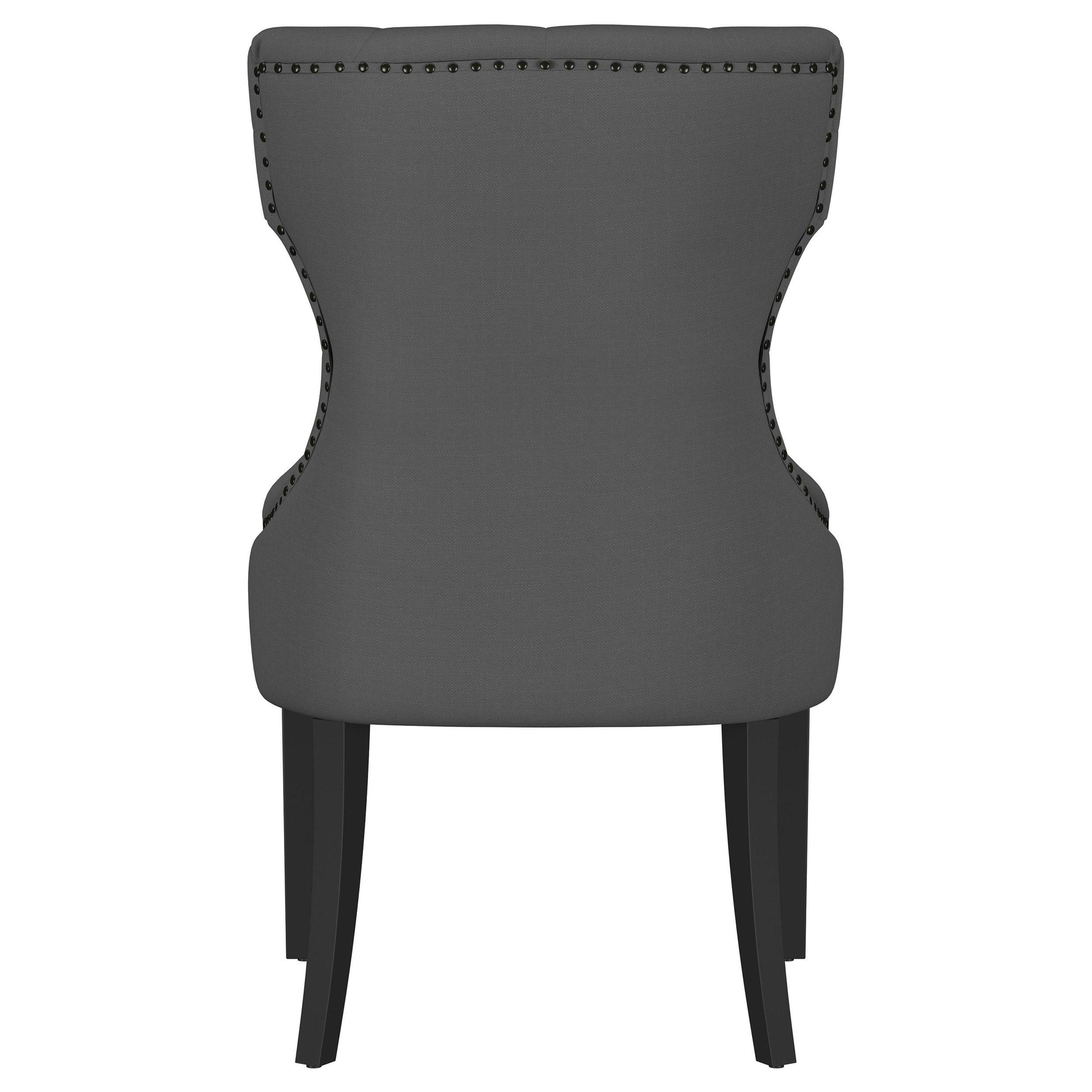 Coaster Furniture Baney 115562 Fabric Upholstered Dining Side Chair - Grey and Black IMAGE 6