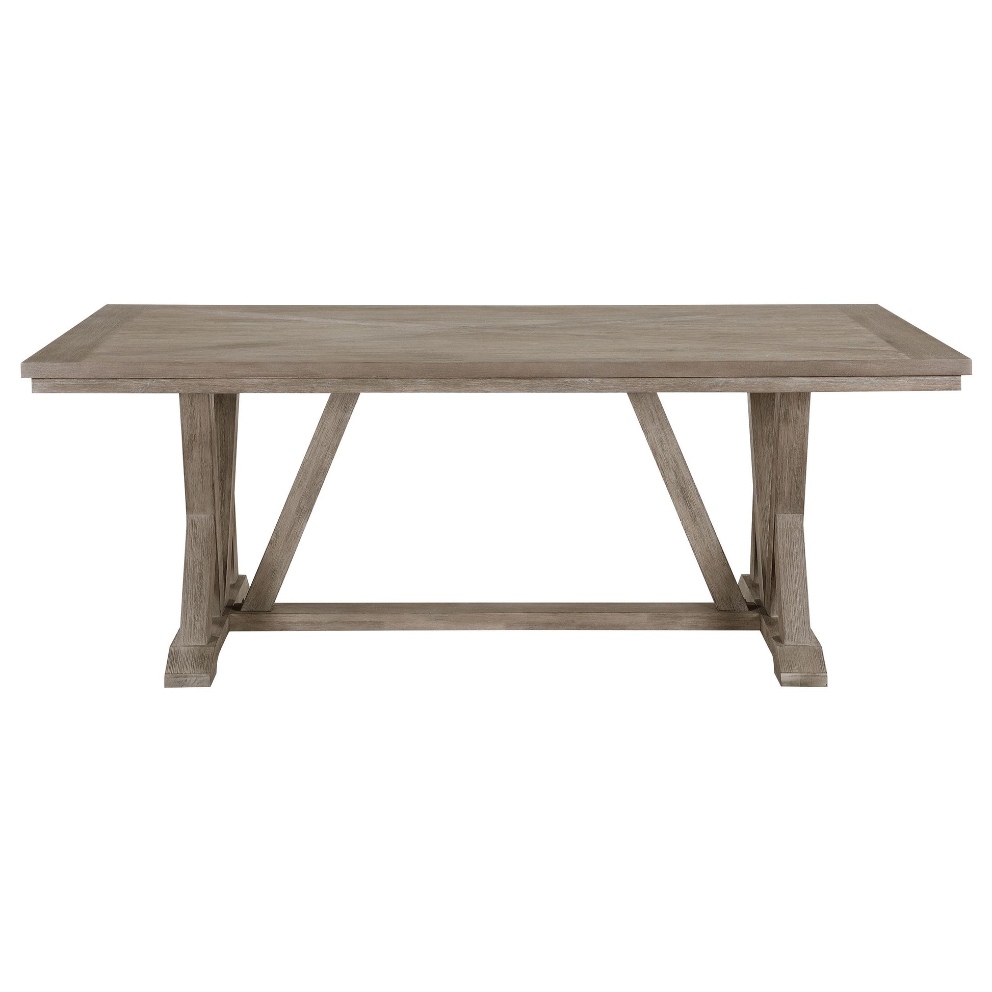 Coaster Furniture Cornelia 107441 Rectangular 82-inch Dining Table - Coastal Grey IMAGE 3