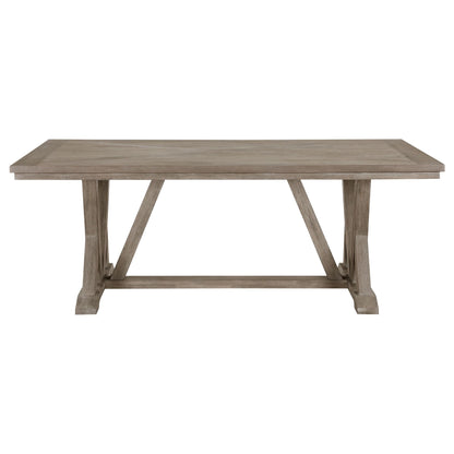 Coaster Furniture Cornelia 107441 Rectangular 82-inch Dining Table - Coastal Grey IMAGE 3