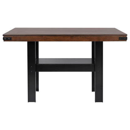 Coaster Furniture Patterson 108888 60-inch Counter Height Dining Table - Mango Oak IMAGE 3