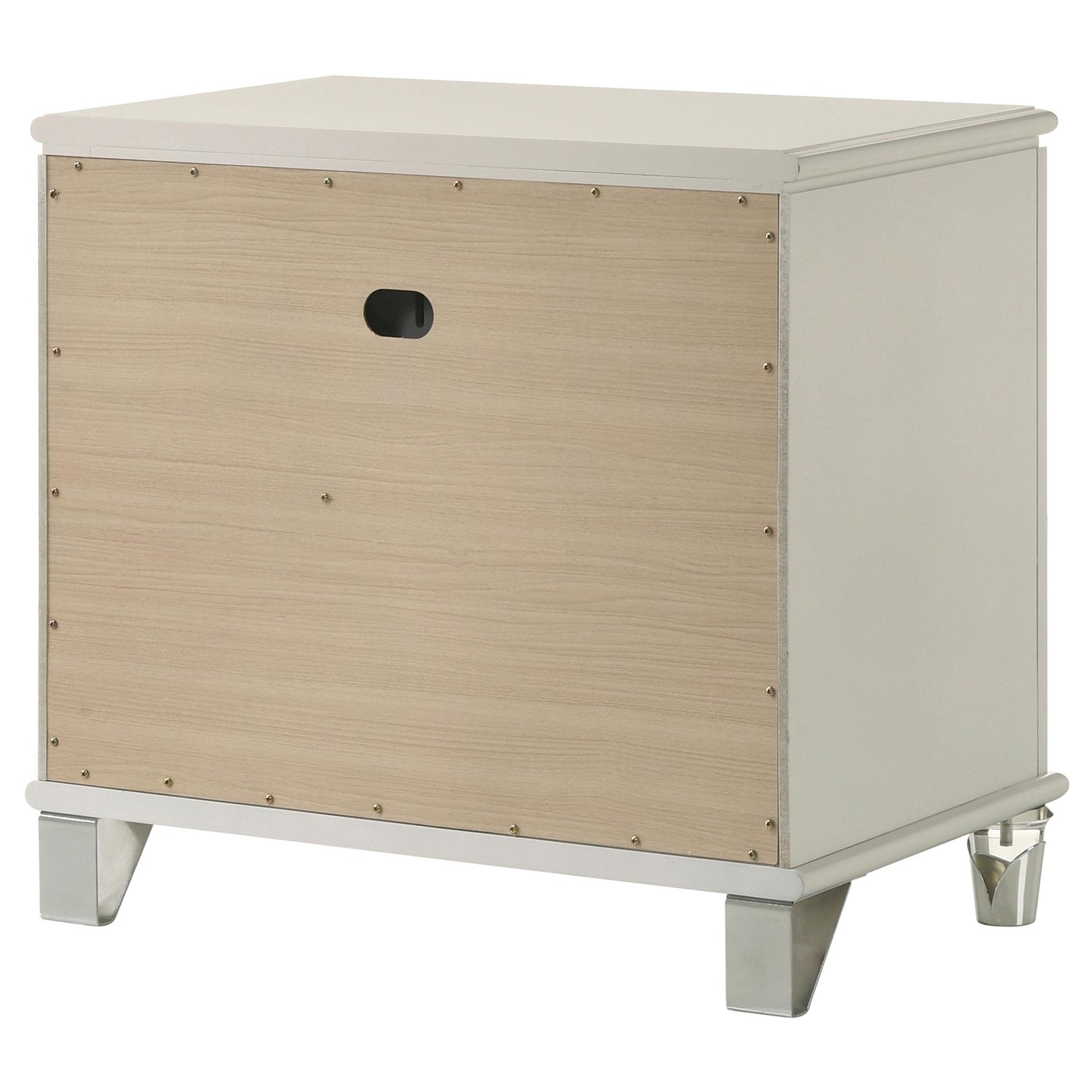 Coaster Furniture Olivia 224952 2-Drawer Nightstand Bedside Table - Pearl White IMAGE 8