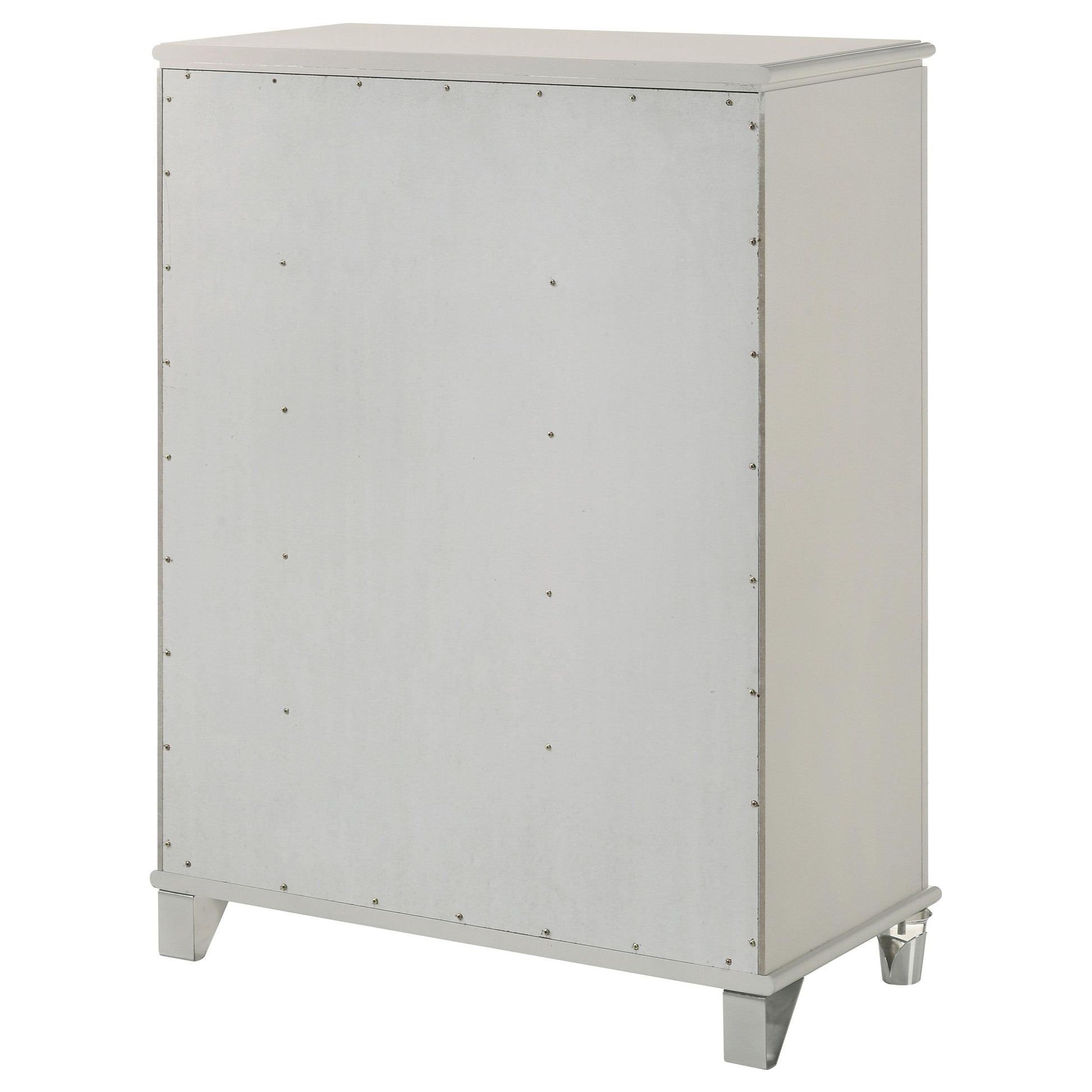 Coaster Furniture Olivia 224955 5-Drawer Bedroom Chest of Drawers - Pearl White IMAGE 8