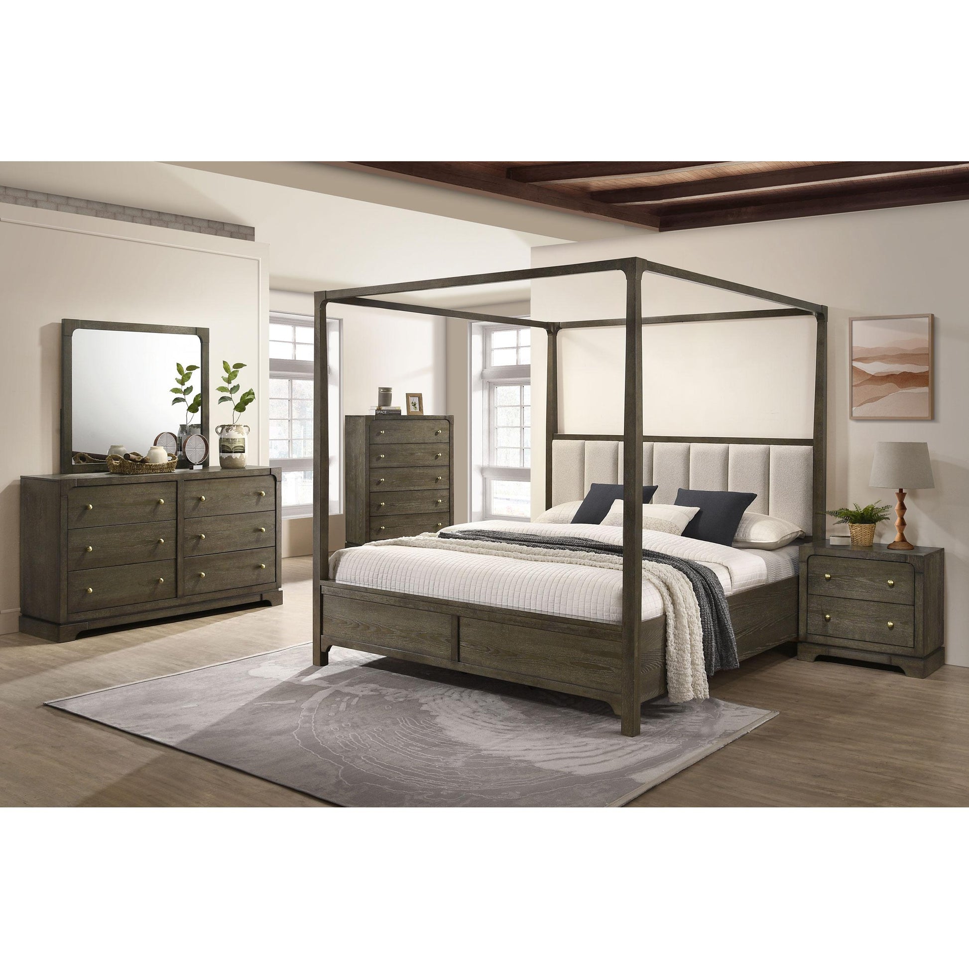 Coaster Furniture Gran Park 224932 2-Drawer Nightstand Bedside Table - Dark Cocoa IMAGE 2
