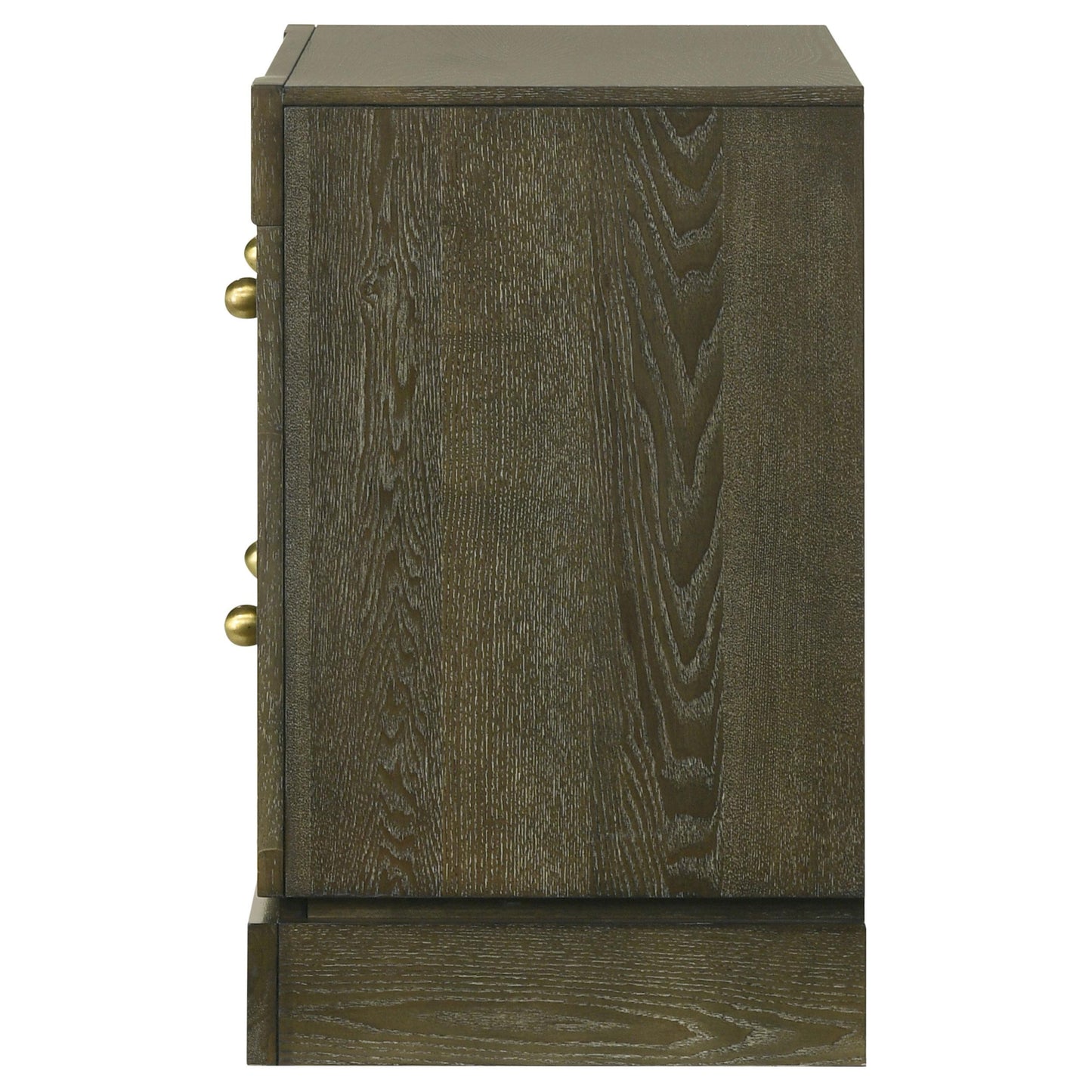 Coaster Furniture Gran Park 224932 2-Drawer Nightstand Bedside Table - Dark Cocoa IMAGE 5
