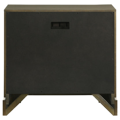 Coaster Furniture Gran Park 224932 2-Drawer Nightstand Bedside Table - Dark Cocoa IMAGE 7