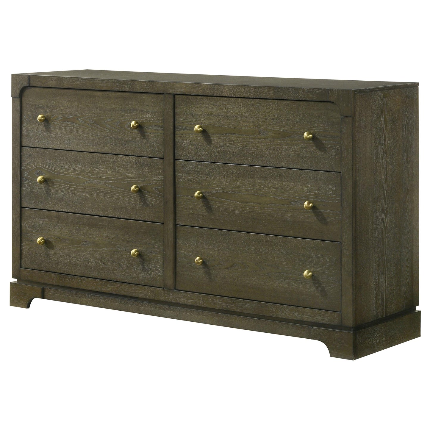 Coaster Furniture Gran Park 224933 6-Drawer Dresser Cabinet - Dark Cocoa IMAGE 4