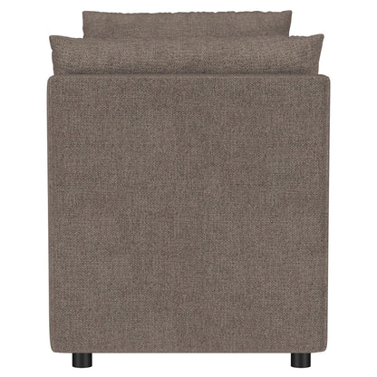 Coaster Furniture Robin 910280 Upholstered Accent Bench with Armrests - Brown IMAGE 4