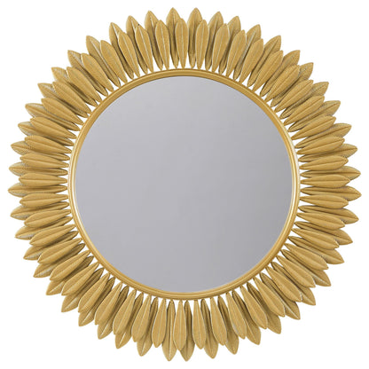 Coaster Furniture Tuscany 961449 35 x 35 Inch Sunburst Wall Mirror - Gold IMAGE 1
