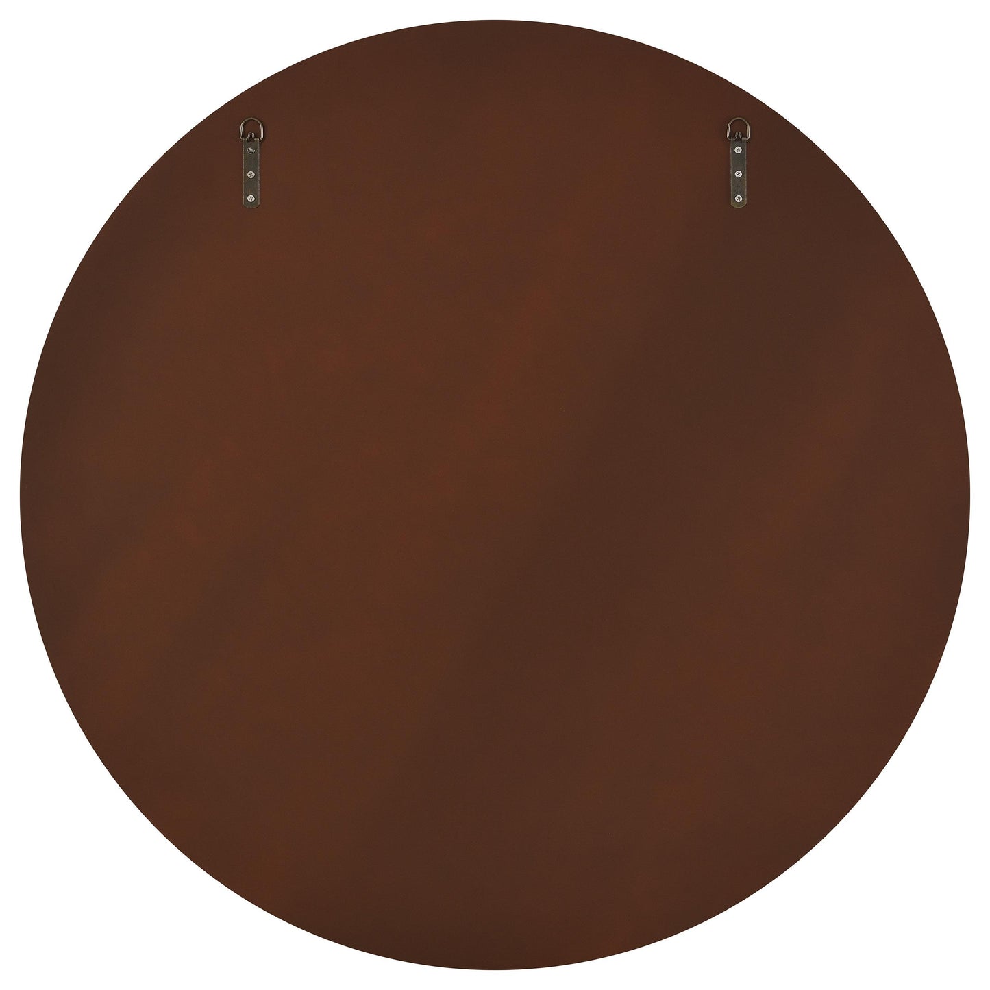 Coaster Furniture Dexter 961463 40 x 40 Inch Round Reeding Frame Wall Mirror - Brown IMAGE 4