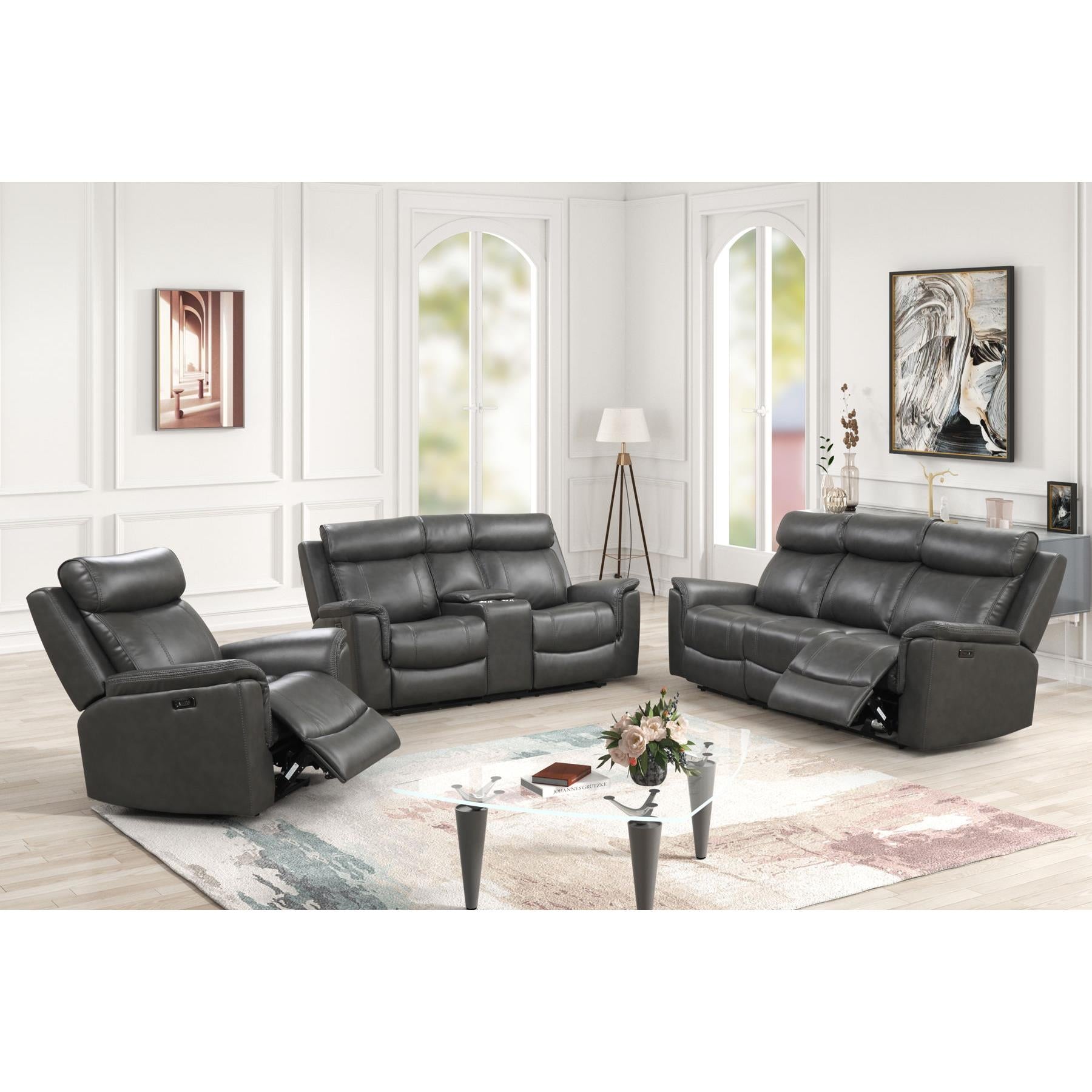 Generation Trade Verona 676092 Recliner - Grey IMAGE 1