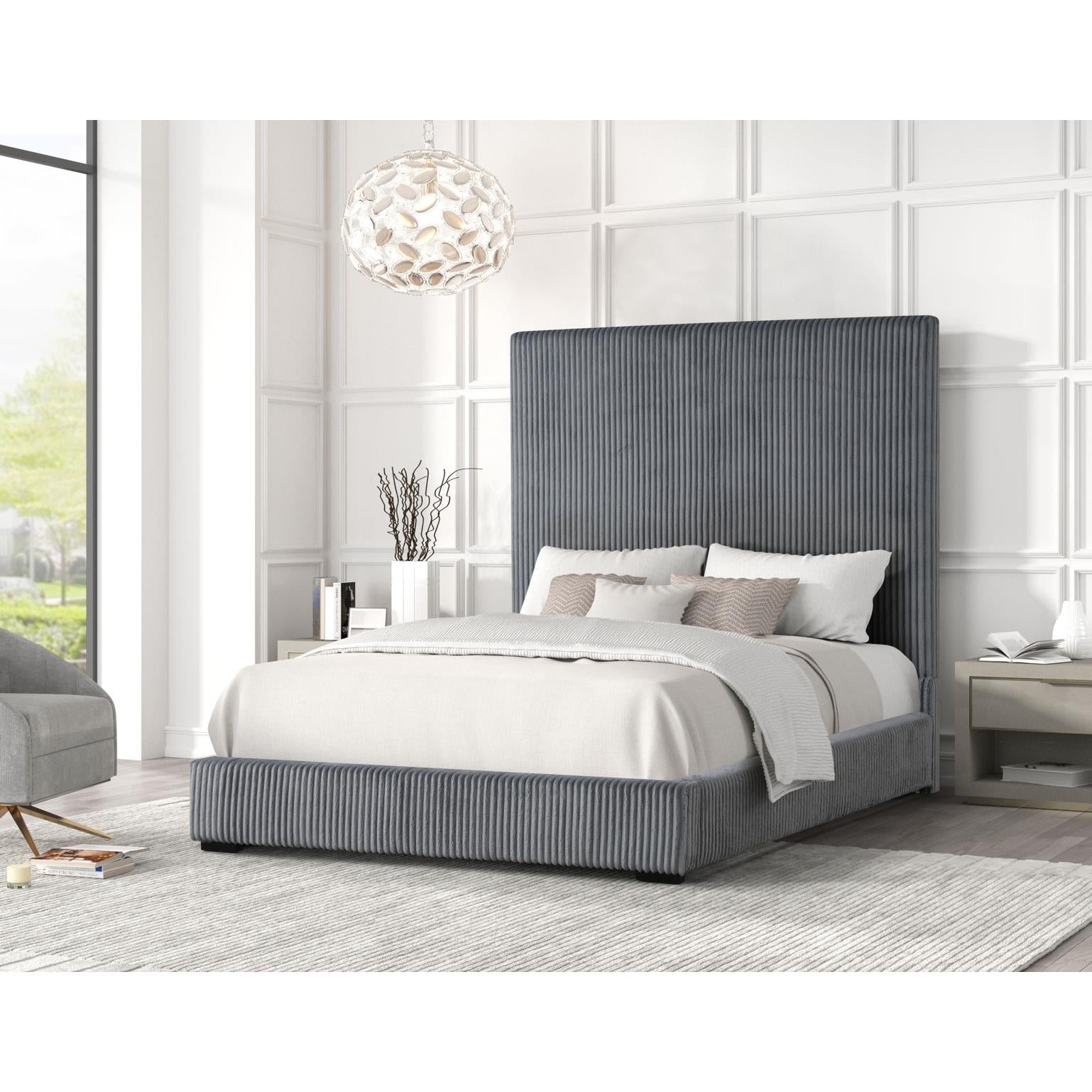 Generation Trade Sally 155031 Queen Bed - Grey IMAGE 1