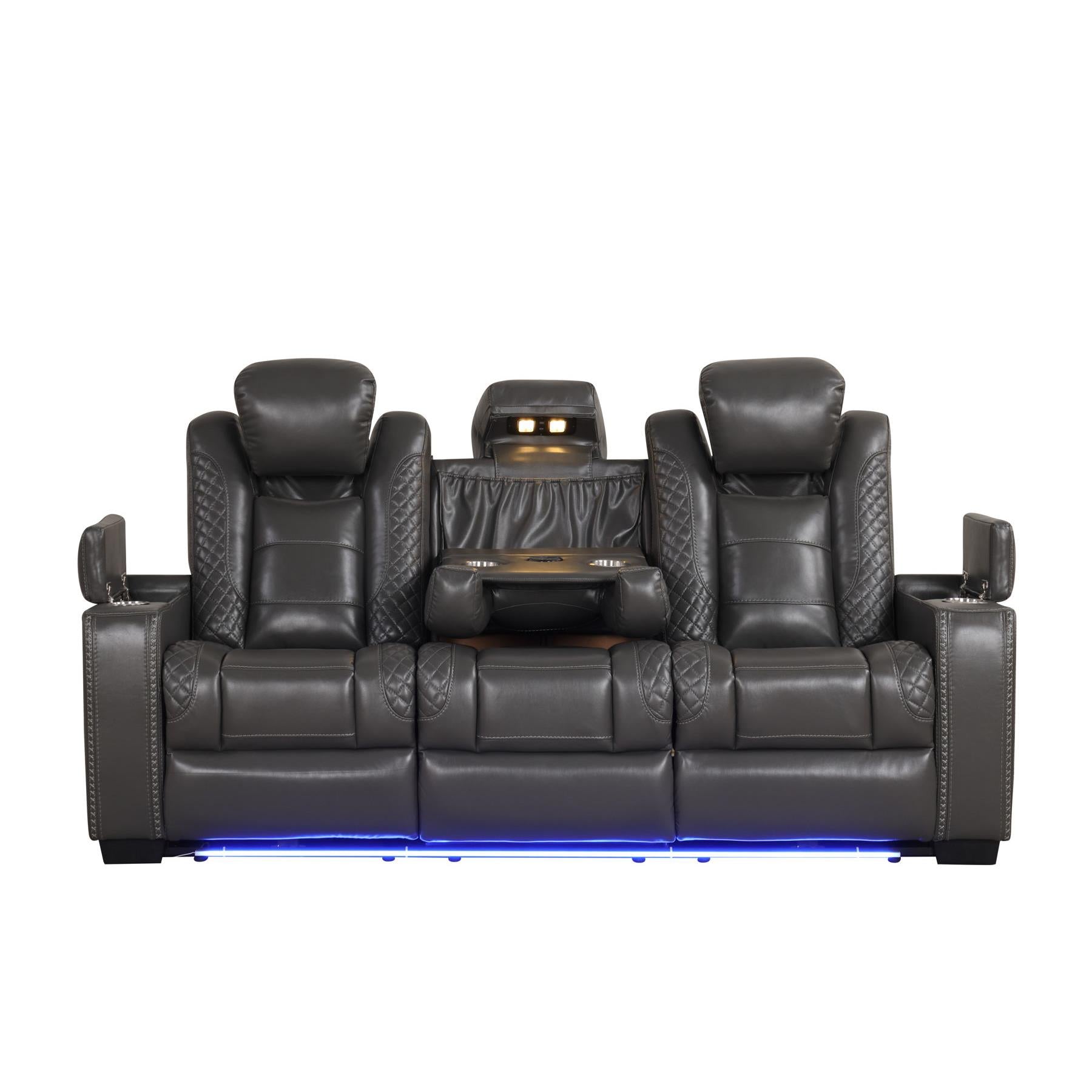 Generation Trade Journey 602090 Grey Power Sofa - Grey IMAGE 1