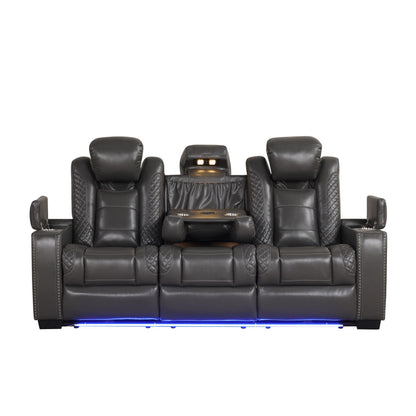 Generation Trade Journey 602090 Grey Power Sofa - Grey IMAGE 1