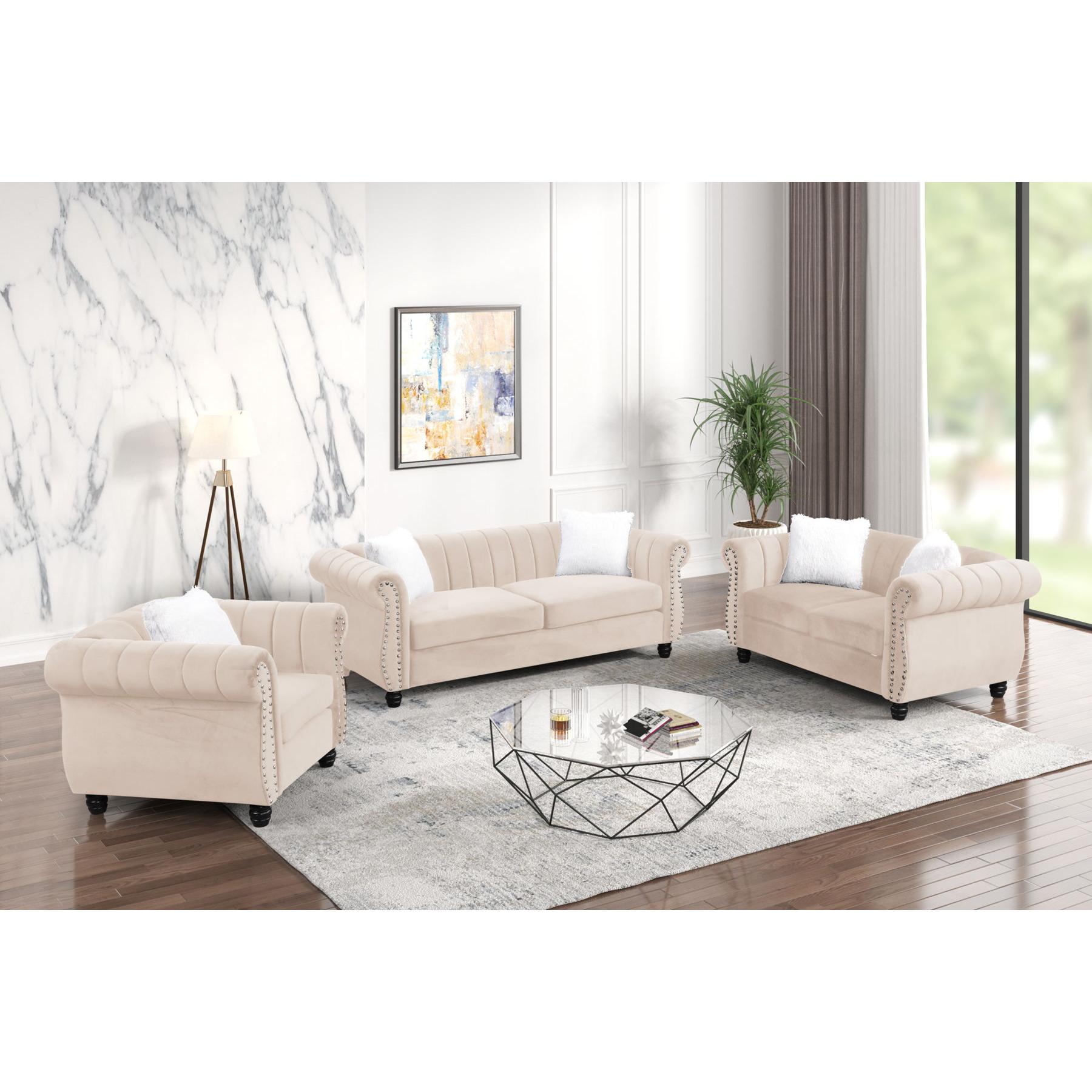 Generation Trade Crescent 587522 Chair - Tan IMAGE 1