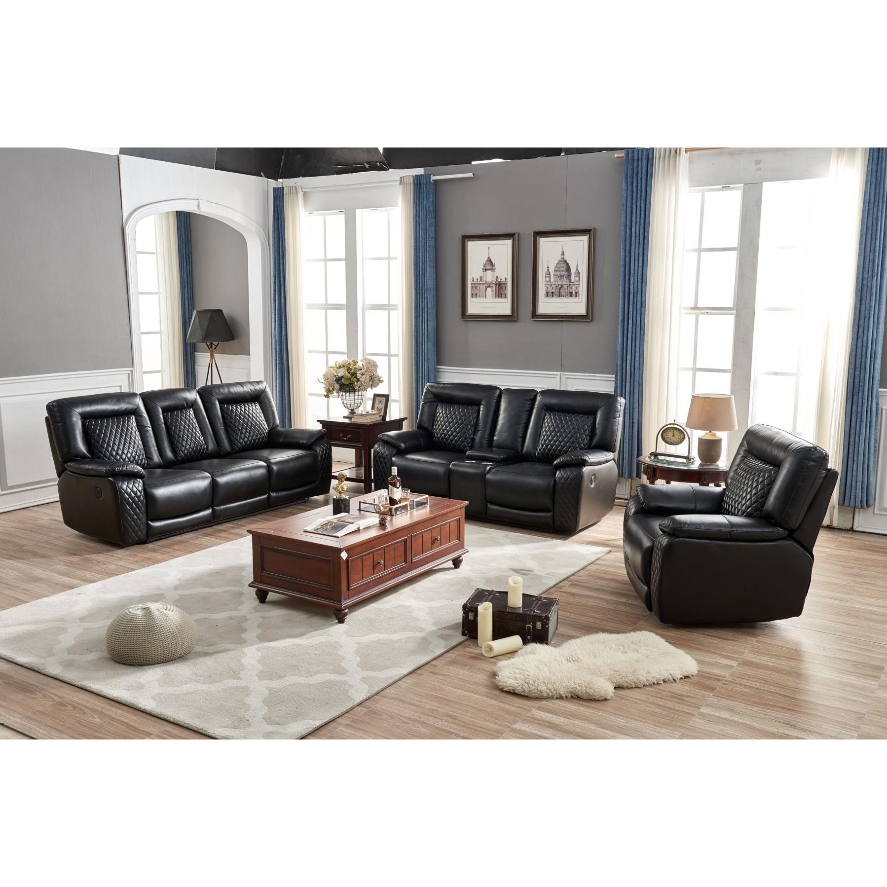 Generation Trade Copper Creek 610292 Recliner - Black IMAGE 1