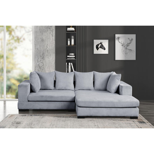 Generation Trade Caprice 602033 Sectional Grey W/ Lsf Chaise - Grey IMAGE 1