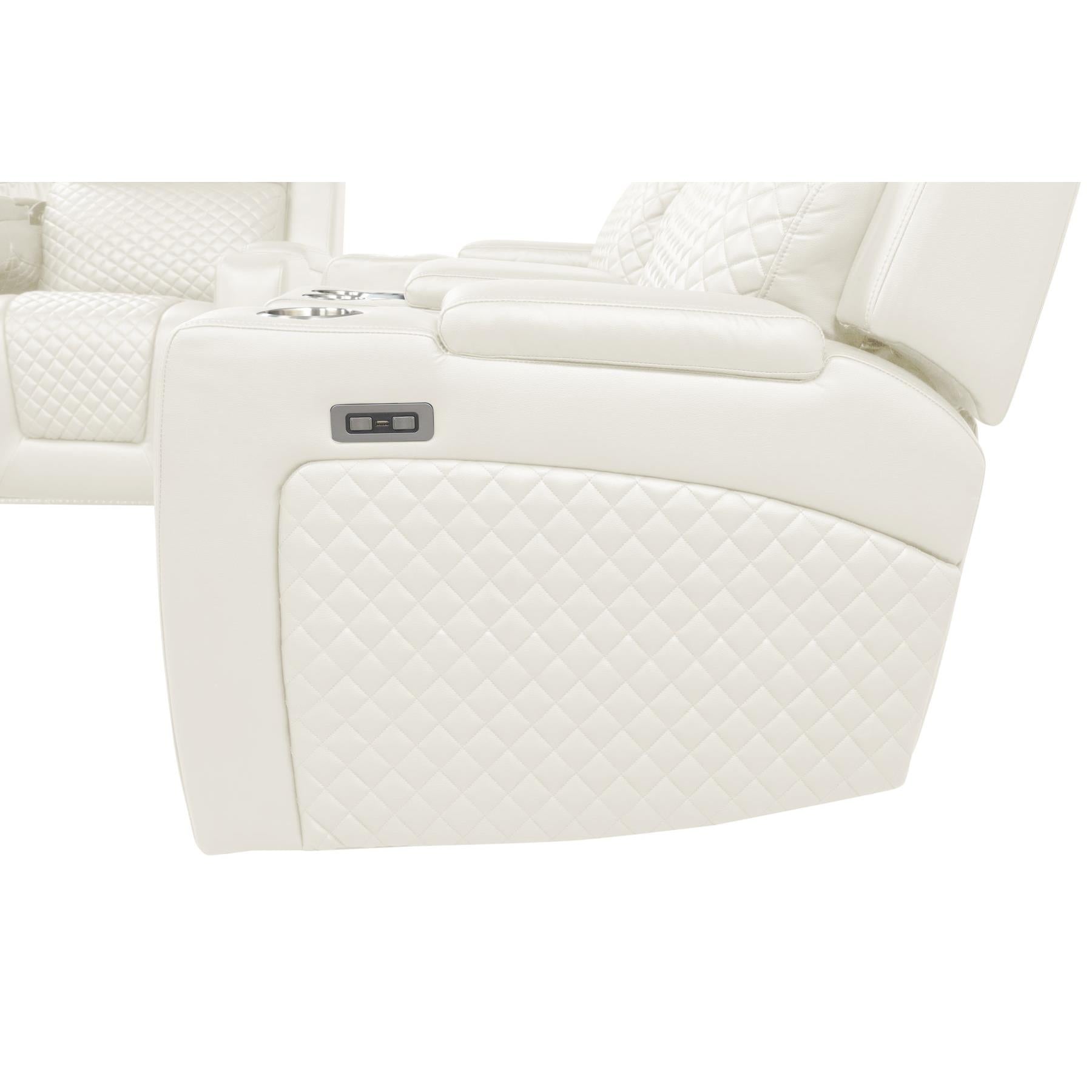 Generation Trade Boss 697192 Recliner Power - White IMAGE 2