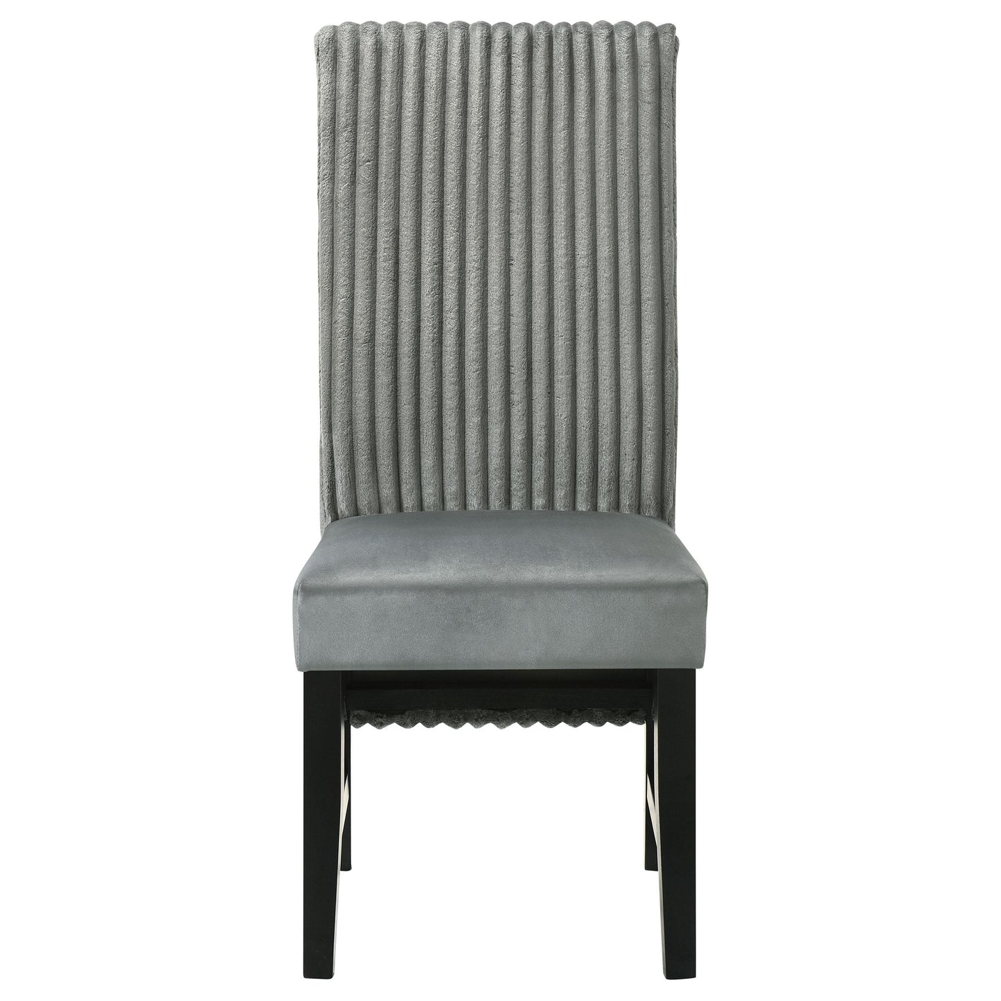 Coaster Furniture Barrand 106389 Upholstered Dining Side Chair - Grey IMAGE 3
