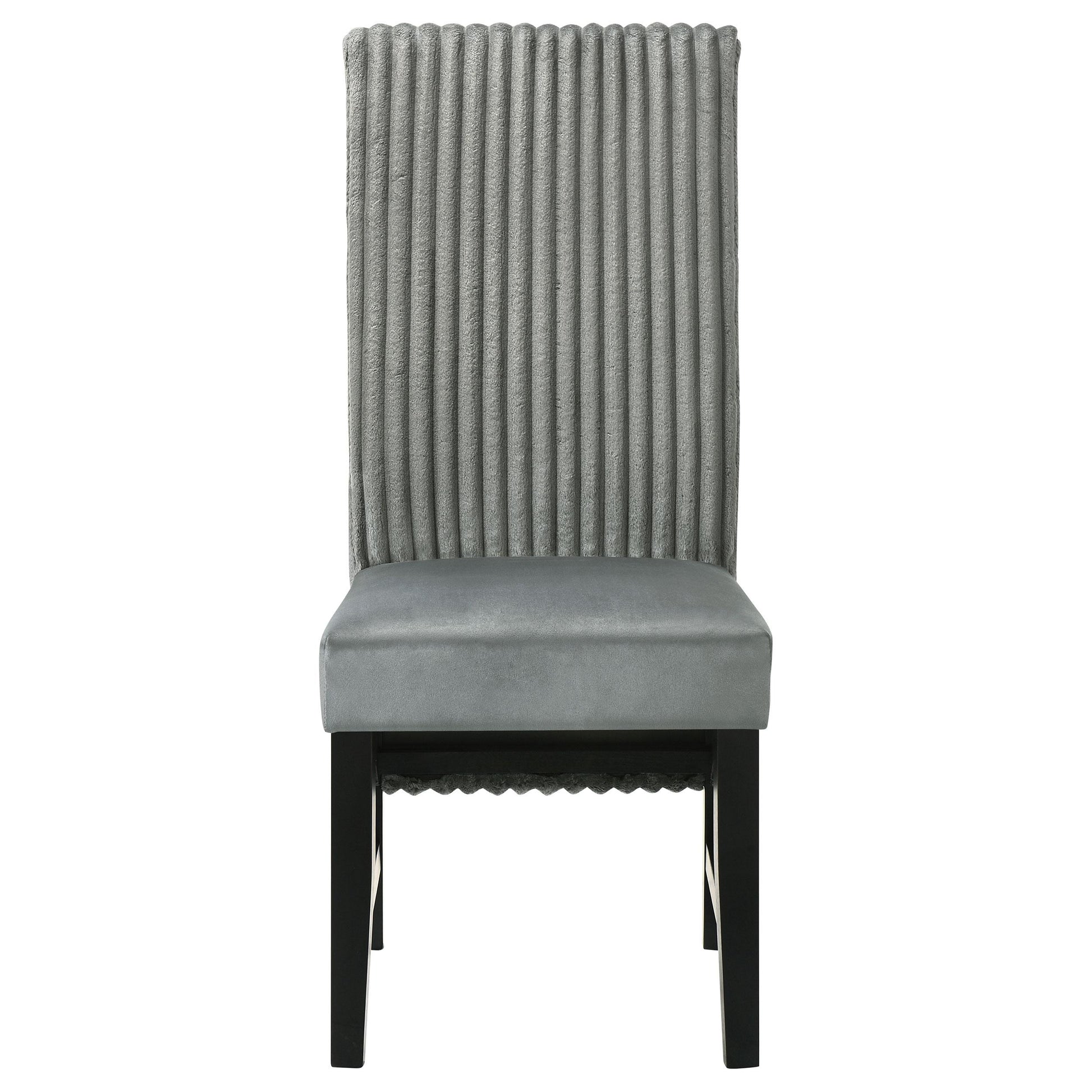 Coaster Furniture Barrand 106389 Upholstered Dining Side Chair - Grey IMAGE 3