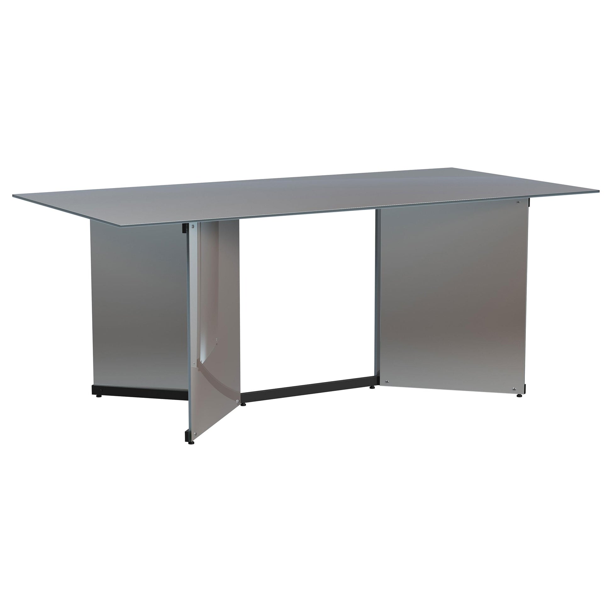 Coaster Furniture Emery 108091 76-inch Rectangular Mirrored Dining Table - Silver IMAGE 5