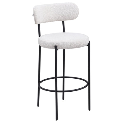 Coaster Furniture Viola 108189 Boucle Upholstered Bar Chair - Cream IMAGE 1