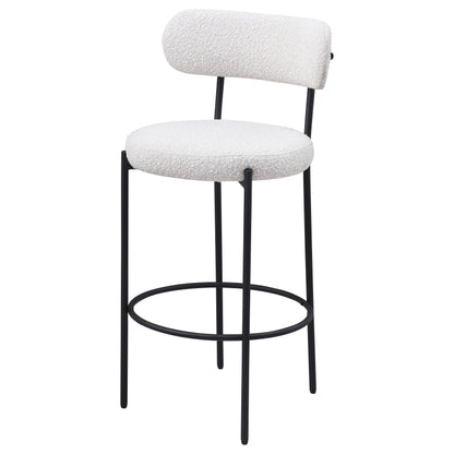 Coaster Furniture Viola 108189 Boucle Upholstered Bar Chair - Cream IMAGE 4