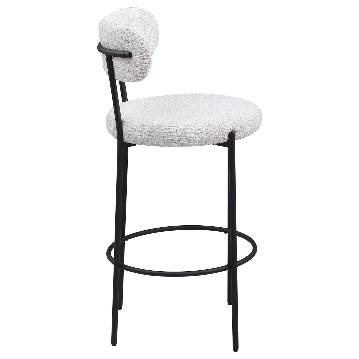Coaster Furniture Viola 108189 Boucle Upholstered Bar Chair - Cream IMAGE 8
