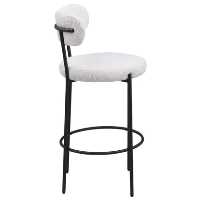 Coaster Furniture Viola 108189 Boucle Upholstered Bar Chair - Cream IMAGE 8