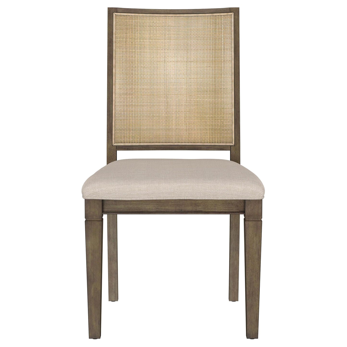 Coaster Furniture Matisse 108312 Woven Rattan Back Dining Side Chair - Brown IMAGE 3