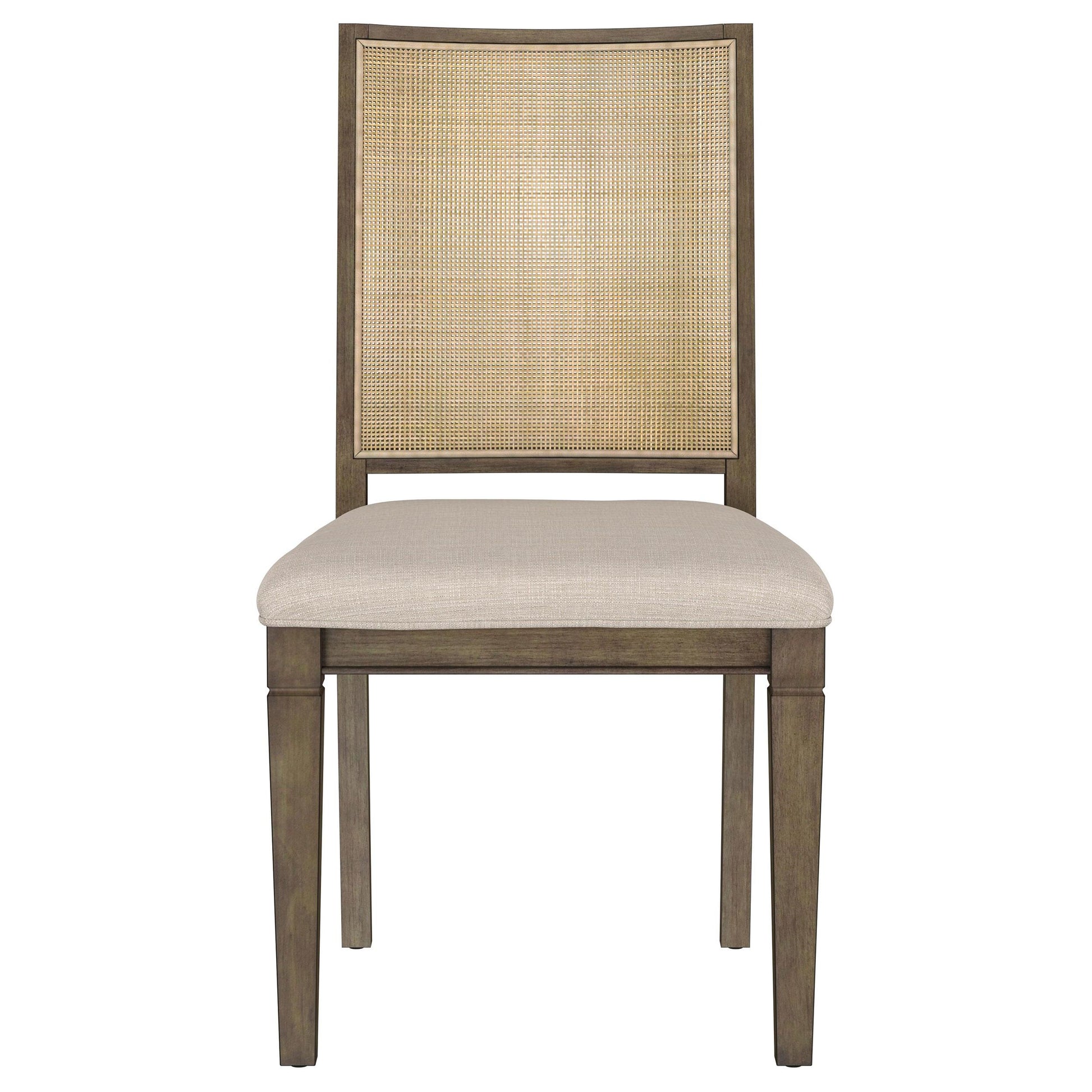 Coaster Furniture Matisse 108312 Woven Rattan Back Dining Side Chair - Brown IMAGE 3